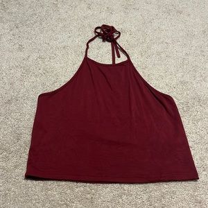 Red Halter Top